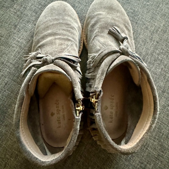SOLD‼️Kate Spade Suede Booties - Picture 4 of 5